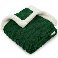 Load image into Gallery viewer, HOMRITAR Baby Blanket for Boys Girls Fluffy Toddler Blanket with Stylish 3D Jacquard Plush Newborn Blanket 30 x 40 Inches Red