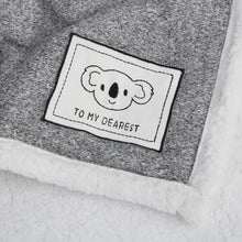 Load image into Gallery viewer, Baby Blanket with Plush Sherpa Fleece for Boys and Girls (30 x 40inch,Grey)