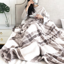 Load image into Gallery viewer, Lightweight Cozy Throw Blanket Warm Bed Blanket fit Sofa and Couch (50 x 60 inch, Mocha Grey)