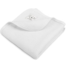 Load image into Gallery viewer, HOMRITAR 100% Cotton Blanket Waffle Baby Blanket for Unisex with Koala Design Baby Gift for Newborn Toddler 30 x 30 Inch
