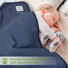 Load image into Gallery viewer, HOMRITAR 100% Cotton Blanket Waffle Baby Blanket for Unisex with Koala Design Baby Gift for Newborn Toddler 30 x 30 Inch
