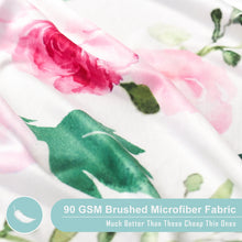 Load image into Gallery viewer, Super Soft Jersey Knit Crib Sheet with Floral Design 28"x 52"x 9''
