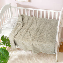 Load image into Gallery viewer, Baby Blanket for Boys or Girls 3D Fluffy Fuzzy Blanket for Baby(30x40inch, Beige )
