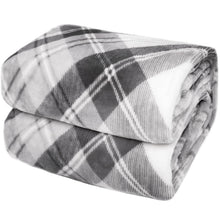 Load image into Gallery viewer, HOMRITAR Throw Blanket Super Soft Cozy Luxury Bed Blanket Dark Grey
