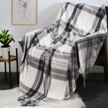 Load image into Gallery viewer, HOMRITAR Throw Blanket Super Soft Cozy Luxury Bed Blanket Dark Grey
