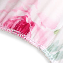 Load image into Gallery viewer, Super Soft Jersey Knit Crib Sheet with Floral Design 28"x 52"x 9''
