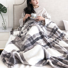 Load image into Gallery viewer, HOMRITAR Throw Blanket Super Soft Cozy Luxury Bed Blanket Dark Grey
